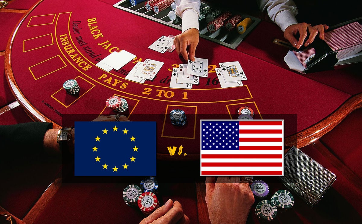 Diferencia entre Blackjack Europeo y Blackjack Americano